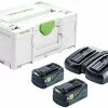 Festool Energiasetti SYS 18V 2x5,2/TCK 6 DUO